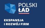 Kontur Polski i napis Polski Ład Ekspansja i rozwój firm  